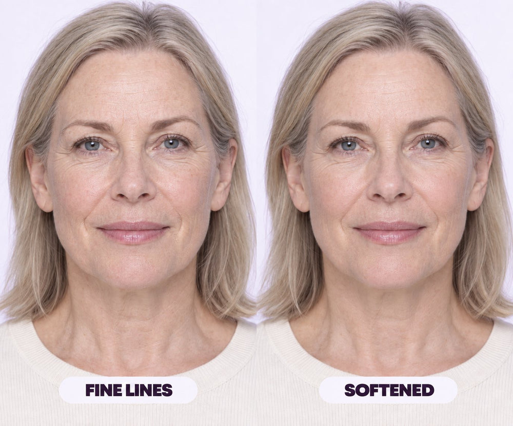 Fine lines softened