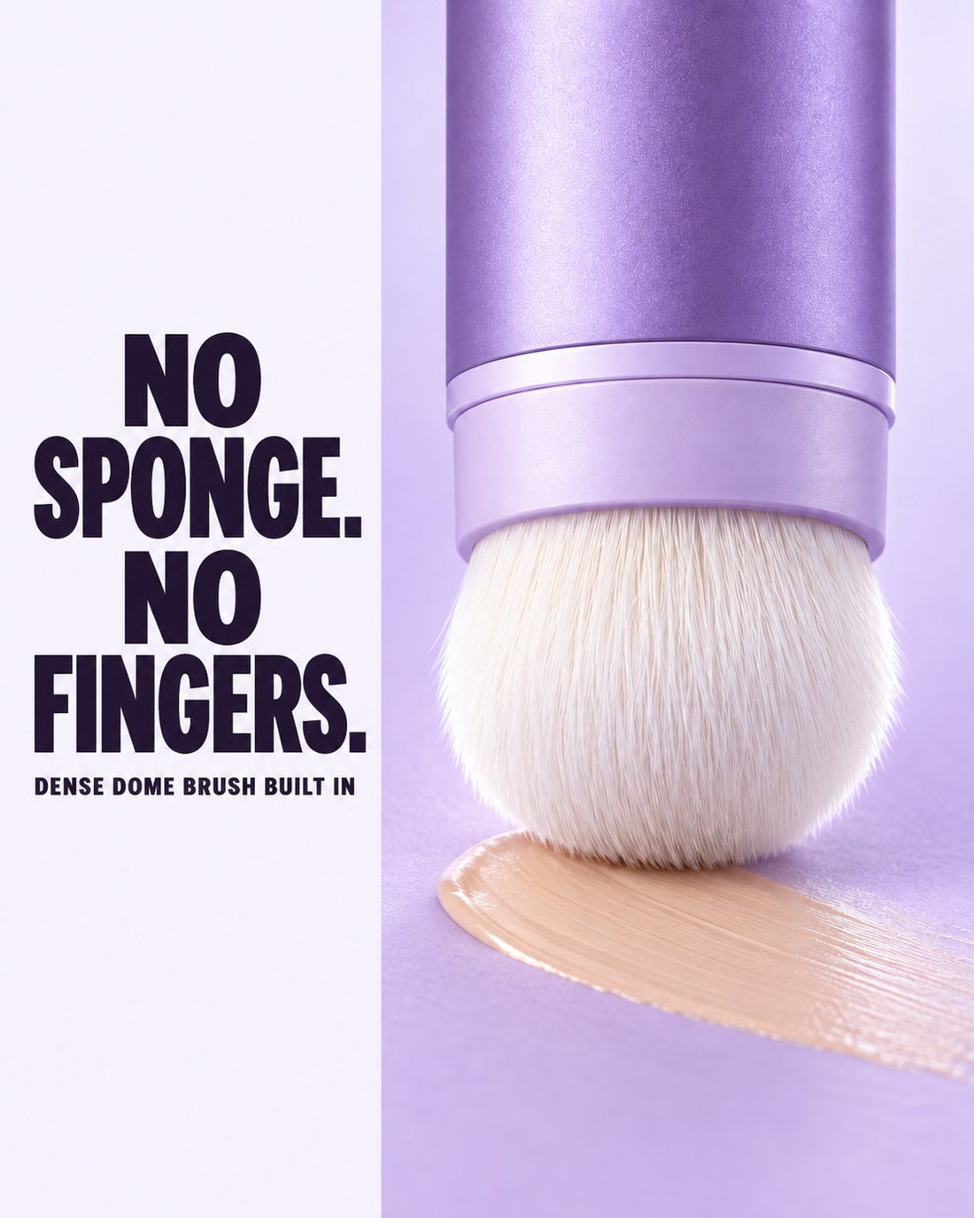 No sponge, no fingers